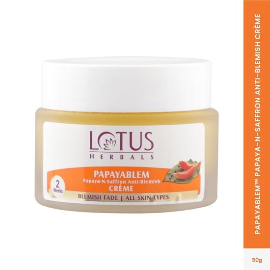 Крем Lotus Papayablem, Папайя-и-Шафран Против Пятен, 50г