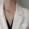 Women Trendy Pendant New Design Simple Charm Women Jwelry Clavicle Chain Pin Necklace Chocker