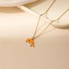 Ocean Series Starfish & Seahorse Necklace - Women's Light Luxury Dolphin Clavicle Chain DIY Jewelry.