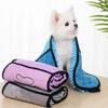 Собачий халат-полотенце быстросохнущее питомец мягкое полотенце волокно впитывающее кошачье полотенце для ванны удобная салфетка для чистки питомца утолщенная прочная
