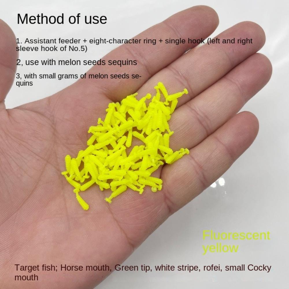 100 ШТ Силиконовые Мягкие Рыболовные Приманки 1 см Плавающие Воблеры Минноу Приманки Воблеры Минноу Зимняя Рыбалка