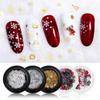 For Women Girls Nail Flakes Slices 3D Sparkles Sequins Nail Art Decoration Snowflake Nail Sequins
