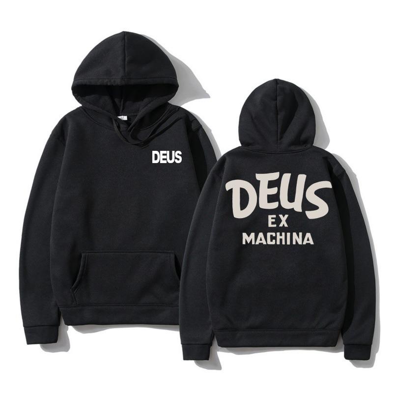 DEUS EX MACHINA Hoodie For Men Women Street Fashion Sweater Popular Hip Hop Sweatshirt Winter Oversized Long Sleeve Streetwear