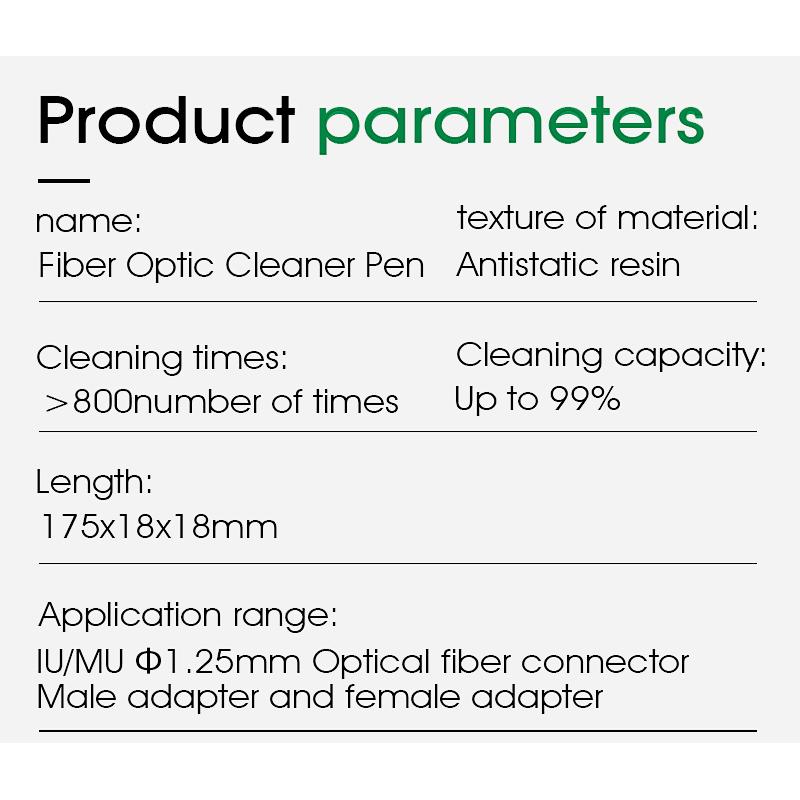 Ручка чистки торца соединителя очистителя оптического волокна для соединителя 1,25 мм ЛК/МУ