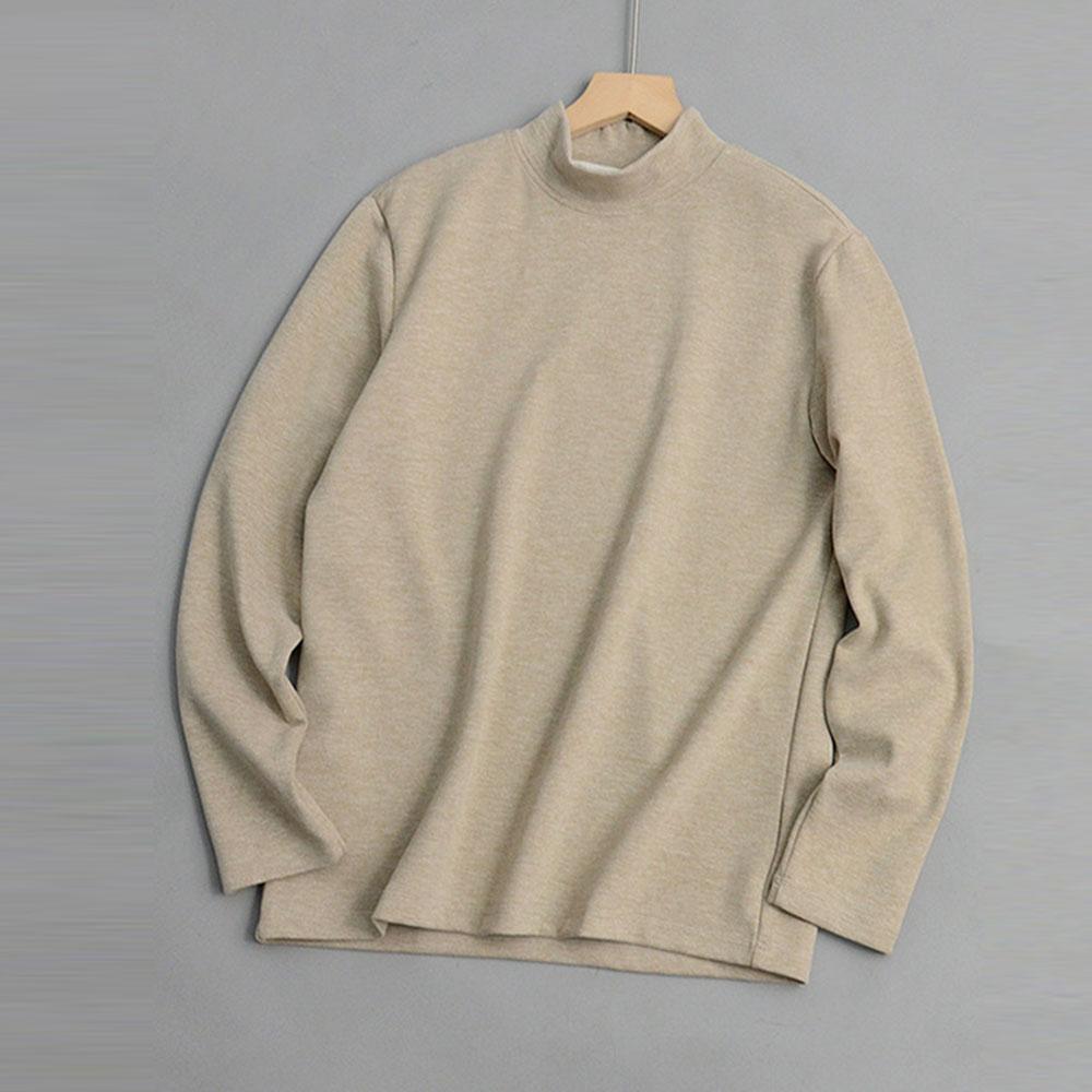 Мужская и женская зимняя осенняя шерстяная водолазка из натурального шелка, свитер, термобелье, майки, блузки, топы, футболки для мужчин, корейская одежда