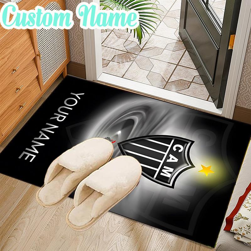 Custom Name Atletico Mineiro Rug Office Rug Chair Mat Non Slip Carpet Rugs for Bedrooms Dining Room Living Room Home Decor gifts