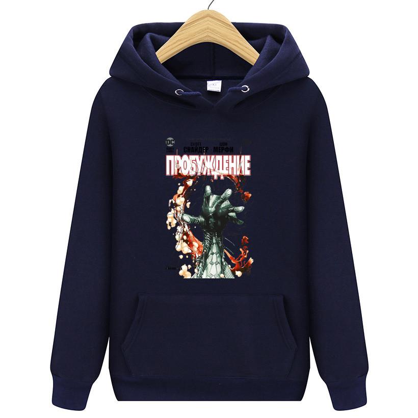 Harajuku Hoodie Спортивная одежда Аниме Pattern Мужские и женские толстовки с капюшоном Уличная одежда Готический пуловер для пар Мужская одежда