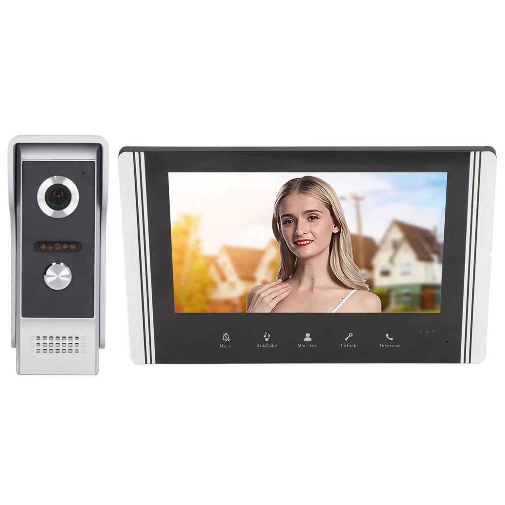 7-дюймовый WiFi видеодомофон с системой внутренней связи 1 в 1 с визуальным управлением по телефону и дистанционным управлением