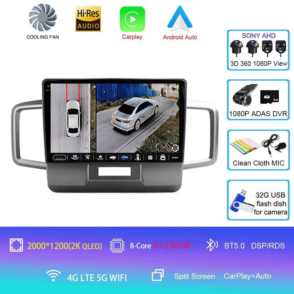 Автомобильное радио Android 13 CarPlay для Honda Freed 1 Spike 2008-2016 Мультимедийный видеоплеер 2din Навигация Стерео Головное Устройство Auto DSP