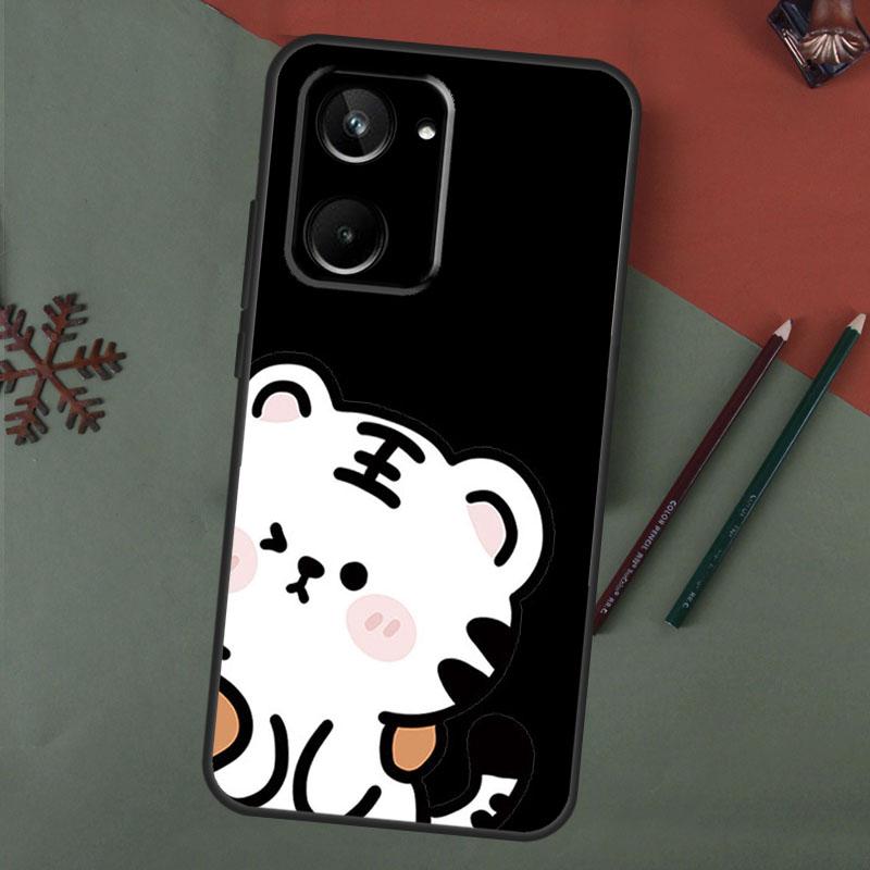 Забавные животные Кошки Собака Тигр Пара Для Realme GT Neo 5 3 2 T 8 9 10 11 Pro Plus C11 C15 C21 C25 C30 C31 C33 C35 C55 C21Y Чехол