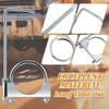 Professional Exhaust Hanger Clamp 2.5-3 Inch - CNC Machined Stainless Steel, Vibration Damping Hook for Rear Muffler Replacement