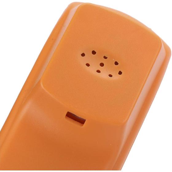 Estink Настенный телефон - Портативный тонкий стационарный телефон с изысканным исполнением, подходит для дома, офиса, компании, отеля (оранжевый)