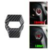Auto Carbon Fiber Engine Start Stop Push Button Switch Cover Decor Trim Car Tuning Universal Interior Parts Accessories Products