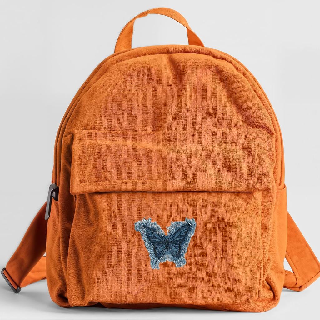 2 шт. Синяя вышитая джинсовая нашивка с бабочкой, бахрома по краю, пришивание, одежда, сумки, аксессуары