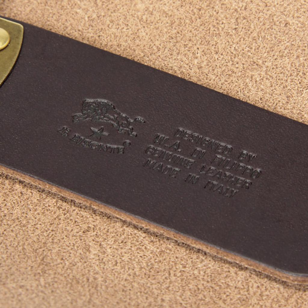 Key Case F Dark Brown [IL BISONTE] 54_1_5412305250