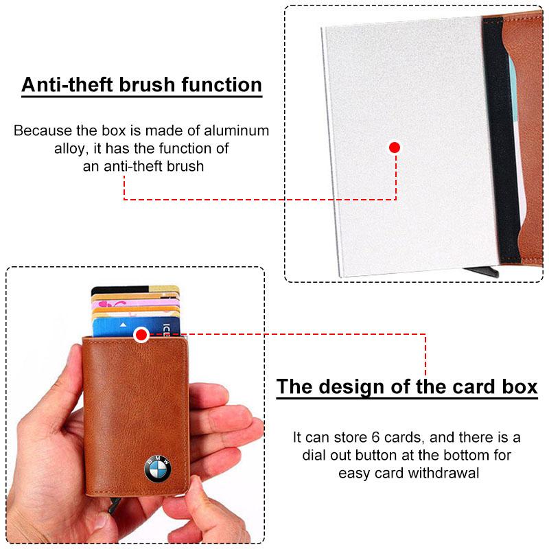 PU Leather Car Driving Document Bag ID Passport Card Wallet Card Pouch for BMW E46 E39 E90 E60 E36 F30 F10 E34 E30 F20 E92 M3 M4 M5 X5 X6
