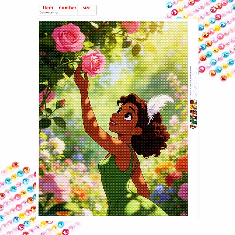 Disney Diamond Painting Kit Classic Floral Garden Home Decor Craft Perfect Gift Creative Diamond Art