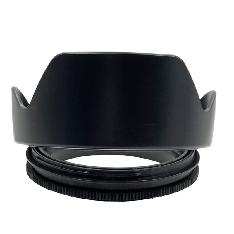 Lens Shade Reversible Threaded 72mm Camera Lens Hood With Anti Unwanted Light For DSLR Lens Protections