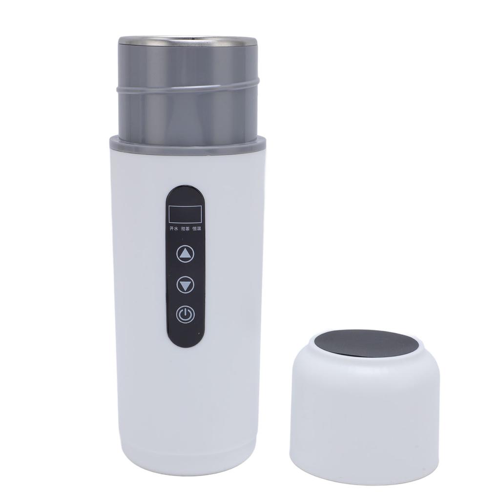 Портативный автомобильный нагревательный стакан 500 мл дорожный электрический чайник 12 В 24 В портативный водонагреватель нагревательная чашка для