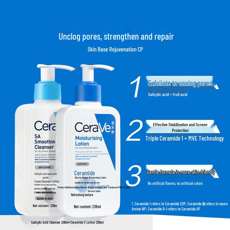 CeraVe SA Cleanser & Moisturizing Lotion Duo