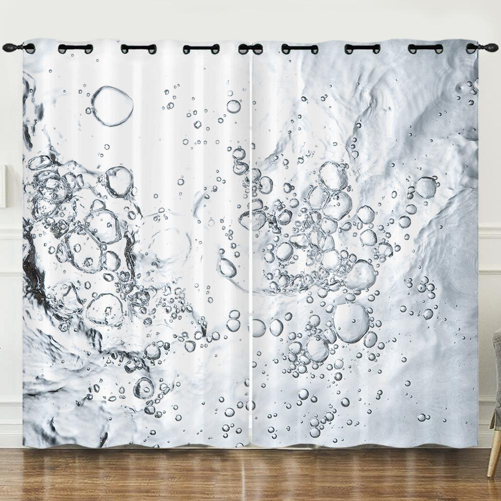 Штора Роса 3D Цифровая печать Затемняющая штора на люверсах