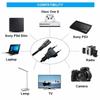 10Pcs EU 2Pin IEC320 C7 Extension Cord Replacement Cable For Laptop Brick Printer Speaker PS4 XBOX LG Home Audio Game Devices