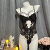 Сексуальное нижнее белье Onesie Женский бесплатный бюстгальтер French Seduction Сексуальное прозрачное кружево