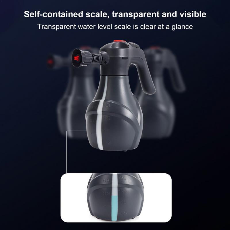 Аккумуляторный баллончик для пены для снега 2 л, электрическая мойка высокого давления, профессиональный садовый шланг, бутылки, распылитель, автомобильные аксессуары