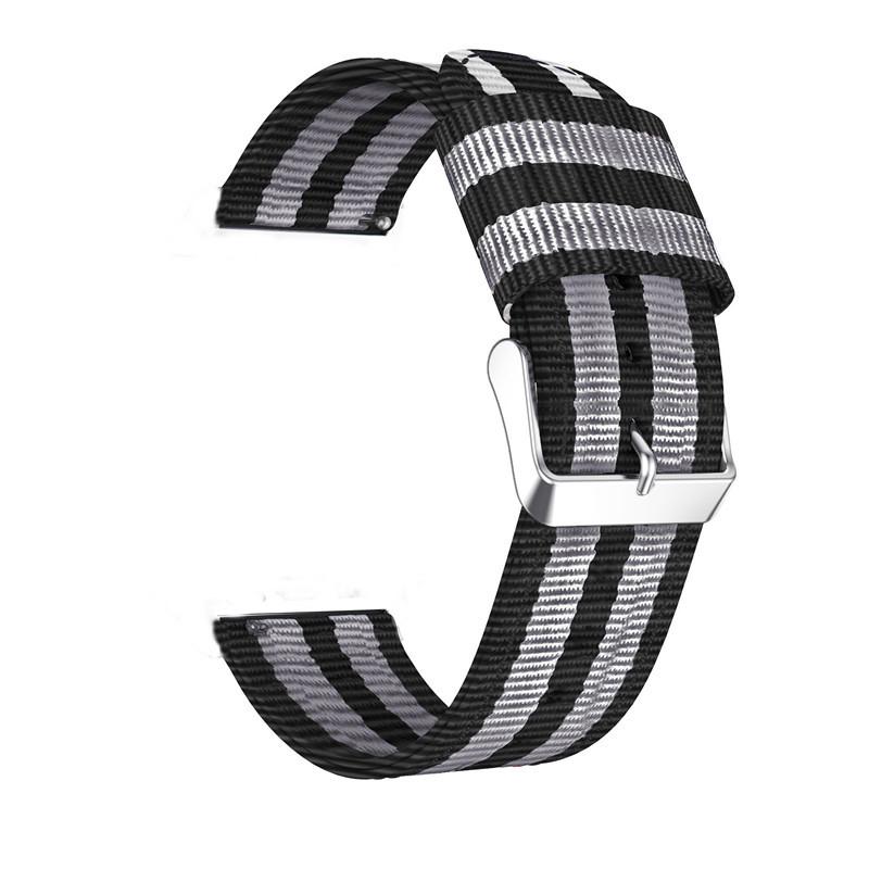 22mm 20mm Nylon Strap For Samsung Watch 7 6 5 4/Huawei Watch GT5-4-3/Amazfit Active 2/Bip 6/GTR Sports Bracelet Xiaomi Watch S4