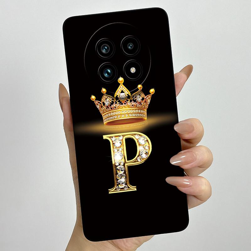Чехол для телефона из жидкого силикона с буквой-короной для Realme 13 Pro Plus 13Pro 13ProPlus 5G, противоударный, с защитой объектива камеры, мягкая задняя крышка