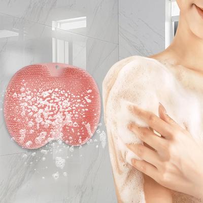 Подушечка для мытья спины для ног с противоскользящим дизайном и присосками