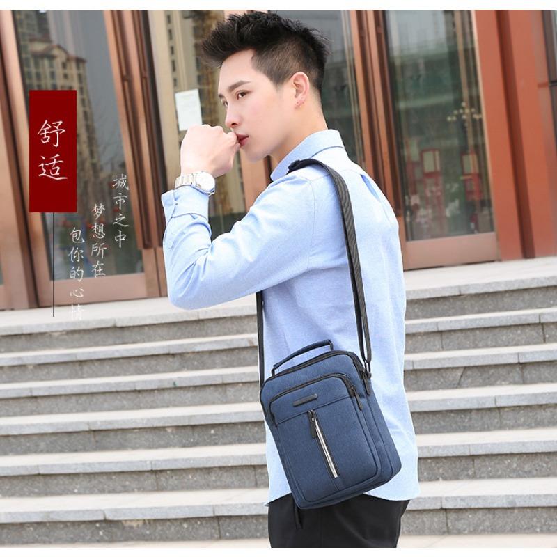 Мужская сумка через плечо, деловой повседневный стиль, модный нейлоновый рюкзак, новая сумка через плечо, мужской деловой рюкзак