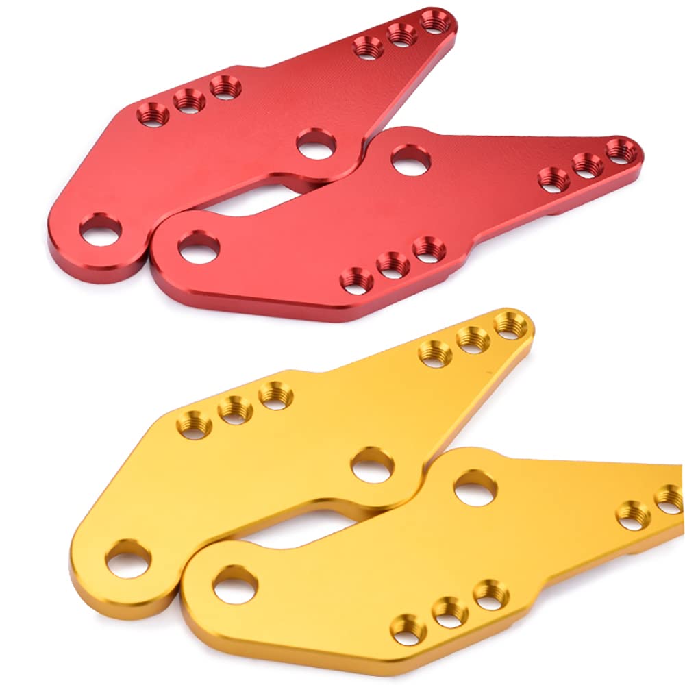 LEDISHUN Step Up Bracket Z250SL Ninja 250SL NINJA250SL Step Offset Plate (Gold)