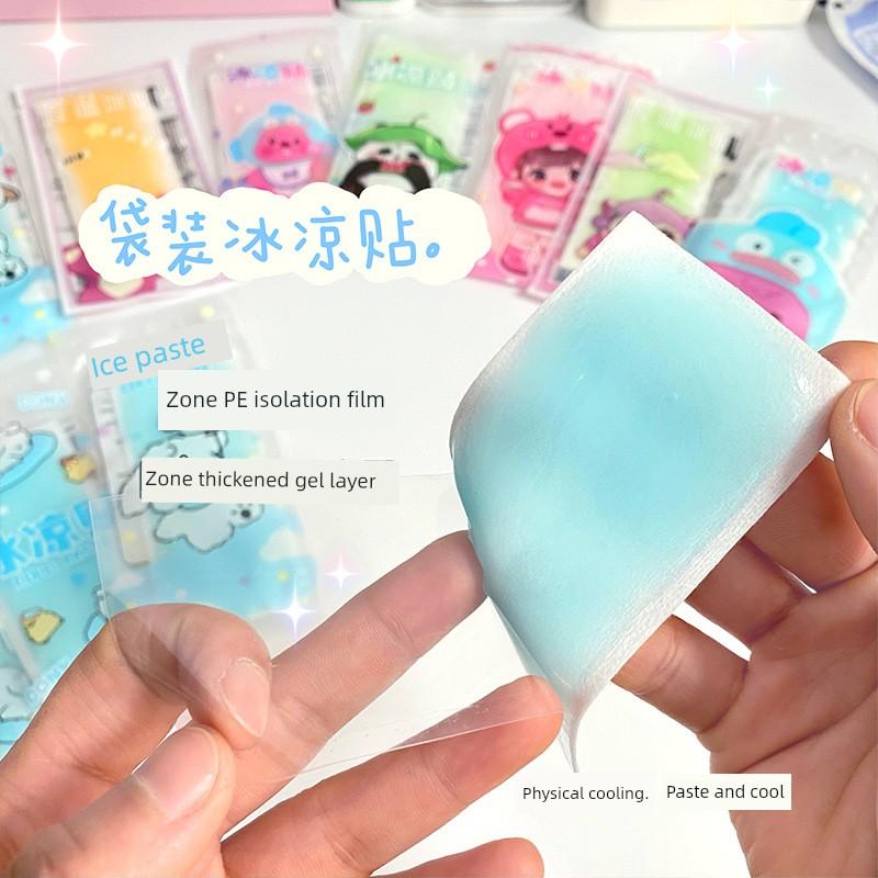 Cooling Plaster Cooling Gel Sheet Cool Cooling Summer Heat Relief Handy Gadget Summer Ice Compress Cool Heat Prevention and Heat Reduction Mobile