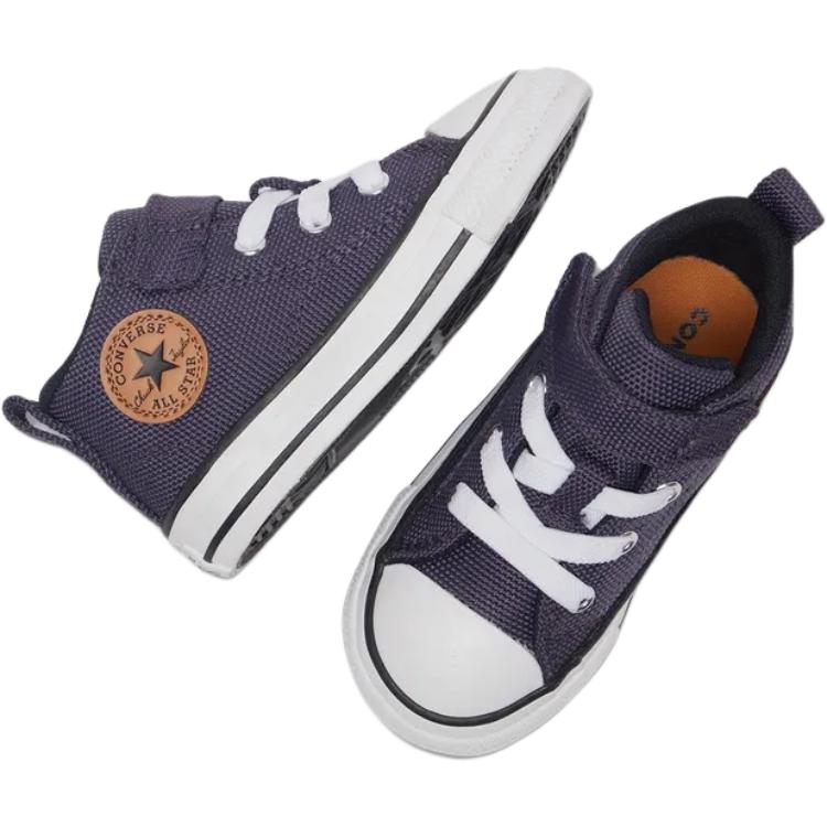 Converse All Star Comfortable Mid Top Walking Shoes Baby Shoes Purple A09321C