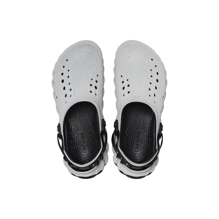 Crocs Мужские кроссовки Echo Clog Reflective Grey Black 208795-0WN