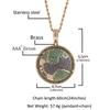 New Full Diamond Rotatable Earth Pendant Copper Inlaid AAA Zircon Hip Hop Cool Stylish Pendant