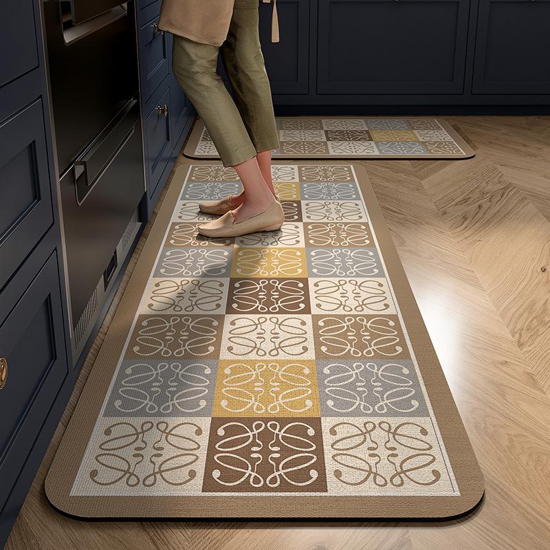 Коврики для кухни Diatom Mud — маслостойкие, противообрастающие, моющиеся, режущиеся и устойчивые к грязи