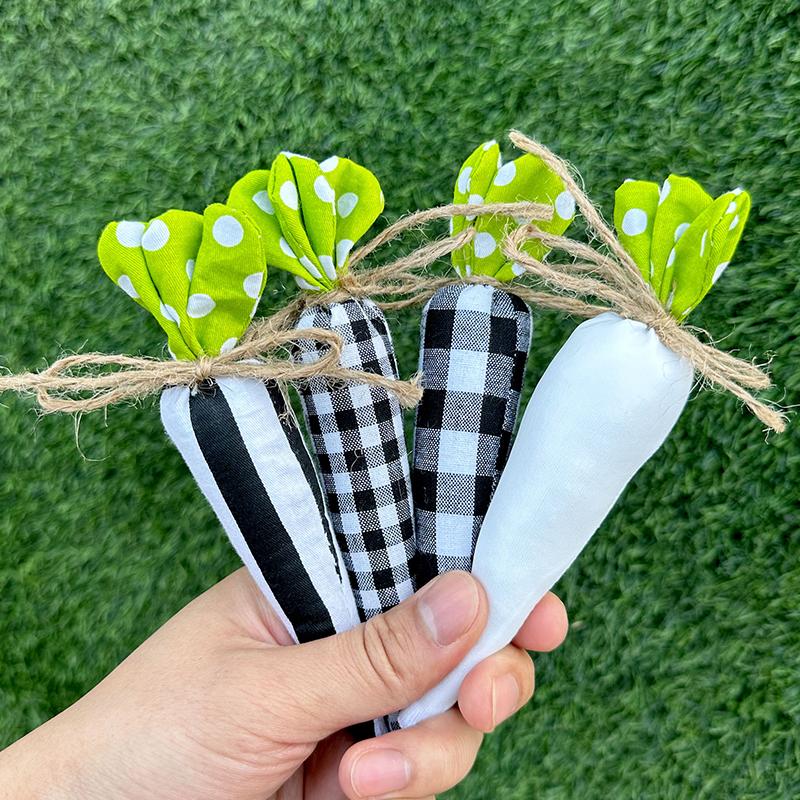 1 шт. пасхальное украшение в виде моркови, искусственные овощи, игрушки из моркови, искусственная тканевая морковь, декоративная морковка, реквизит для фотосъемки 16x3,5 см