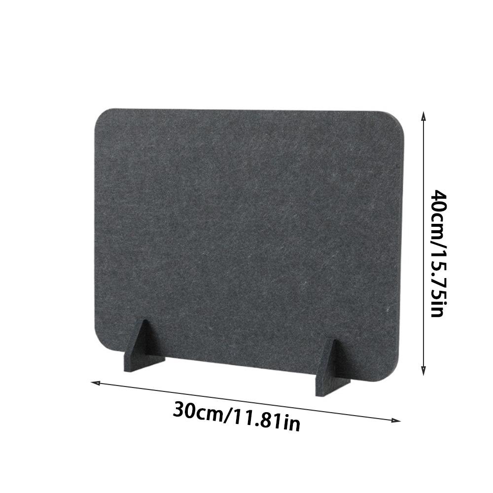 Thickened Exam Baffle Felt Desk Screen Durable Privacy Panel  for Student Desktops in Classroom