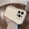 Модный Бампер для Телефона Конфетного Цвета Для iPhone 16 15 14 13 12 17 Pro Max Plus Стильный Утолщенный Ударопрочный Мягкий Защитный Чехол