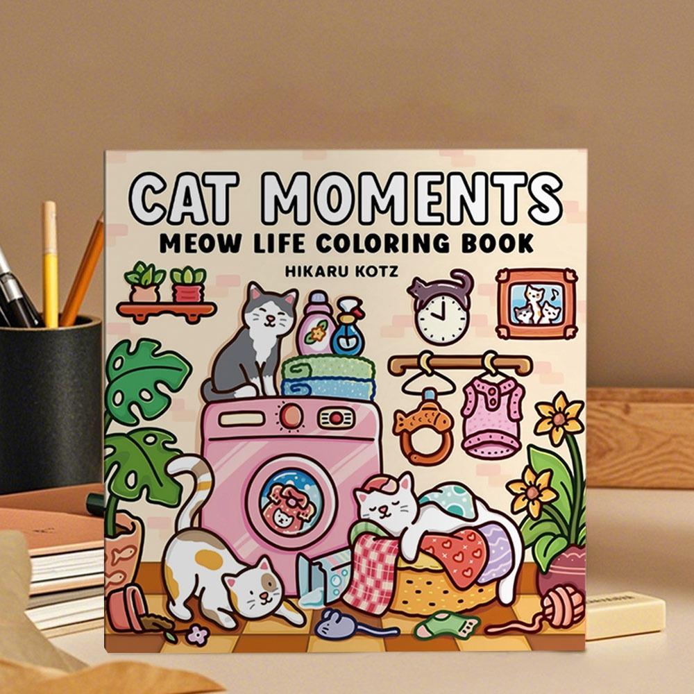Stress Relief Graffiti Painting Book Cartoon Paperback Montessori Drawing Toy for Adults And Teens