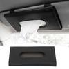 Portable PU Leather Car Sun Visor Tissue Boxes Dispenser Napkin Paper Towel Holder for SUV Truck