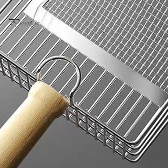 Металлический совок для кошачьего туалета, прочный совок для уборки какашек с деревянной ручкой, нескользящая лопата для просеивания какашек домашних животных для кошачьего туалета