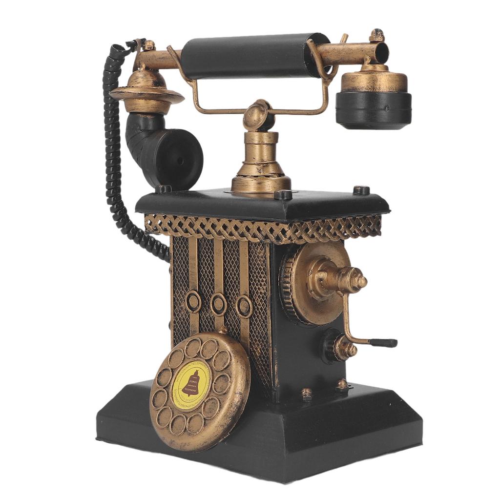 Ретро стационарный телефон модель многофункциональный ретро настольный телефон декор для гостиной