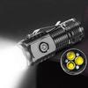 High Lumens Ultra-Bright LED Flashlight Waterproof Compact Size Portable Rechargeable Emergency Torchlight Camping Gear