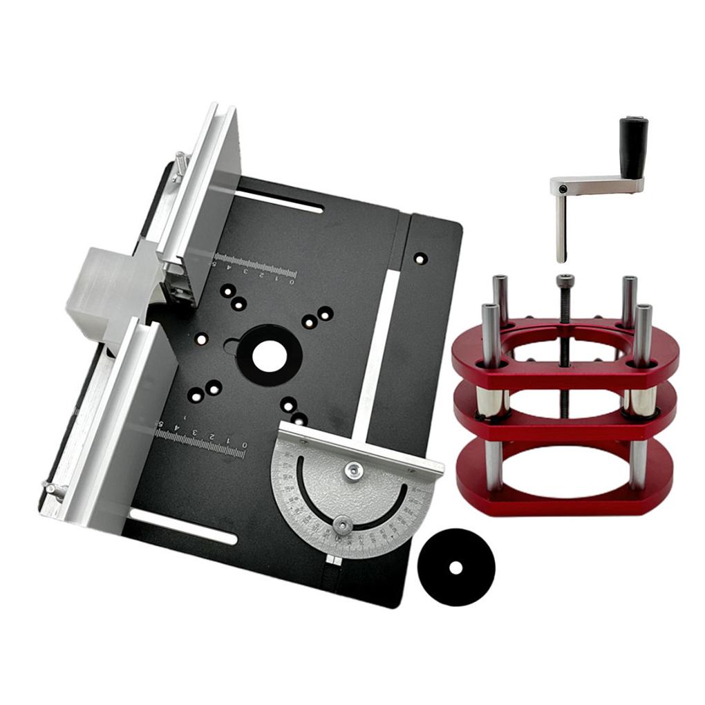 Подъемник фрезера для двигателей диаметром 65 мм - Подъемная пластина для стола фрезера по дереву - Рабочие столы для фрезерования по дереву Инструменты для самостоятельной работы