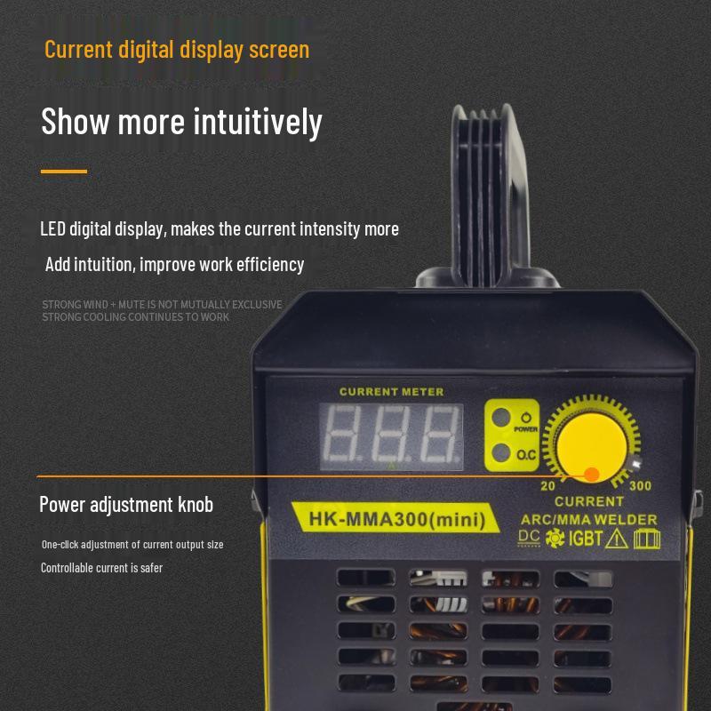 Портативный ММА Мини Электросварочный аппарат 220В, Инверторный Ручной Сварочный аппарат постоянного тока для бытовых металлоконструкций