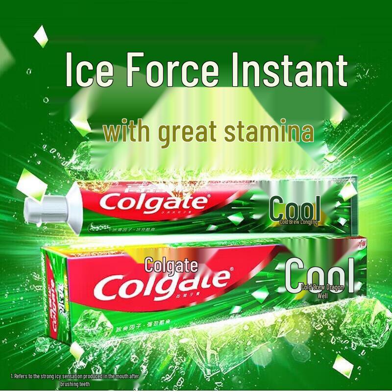 Colgate Icy Mint & Cold Brew Longjing Tea Toothpaste
