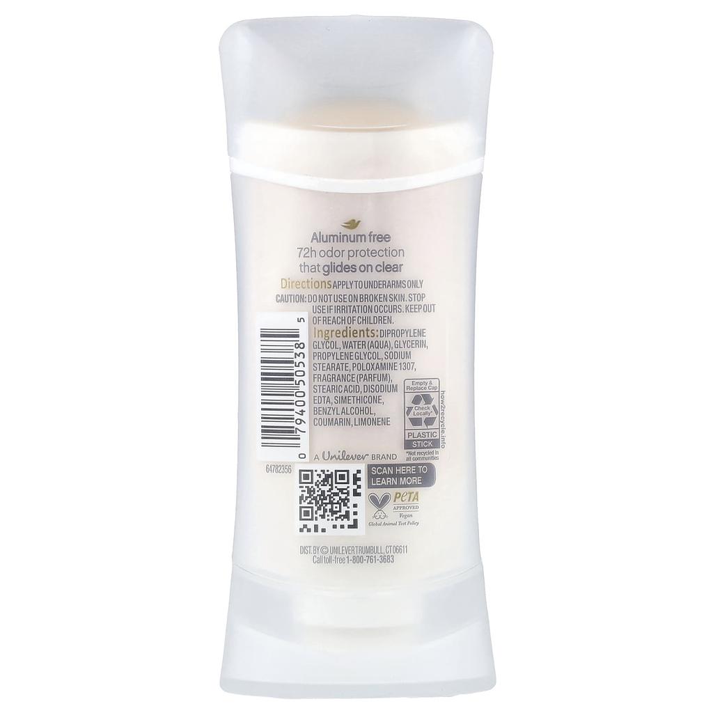 Dove, Aluminum-Free Deodorant, Oat Milk & Vanilla, 2.6 oz (74 g)